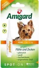 Amigard Spot-on Hund für Hunde bis 15kg 1x2 ml