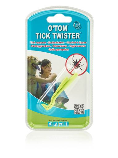 Tick Twister by OTom Zeckenhaken 2 Stück Farbe grün in Blisterverpackung