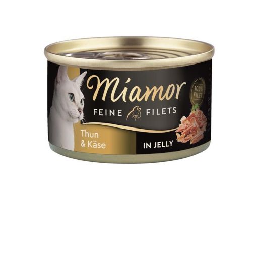 Miamor Dose Feine Filets Thunfisch & Käse 100 g (Menge: 24 je Bestelleinheit)