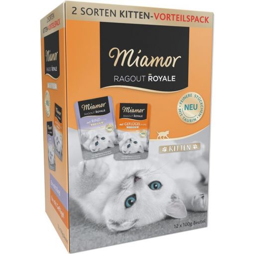 Miamor FB Ragout Royale Multibox Kitten in Jelly 12x100 g (Menge: 4 je Bestelleinheit)