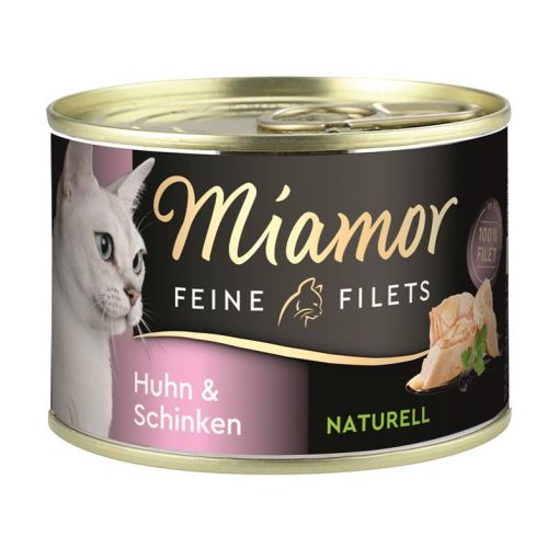 Miamor Dose Feine Filets Naturelle Huhn & Schinken 156 g (Menge: 12 je Bestelleinheit)