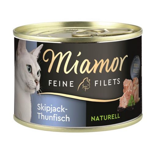 Miamor Dose Feine Filets Naturelle Skipjack-Thunfisch 156 g (Menge: 12 je Bestelleinheit)