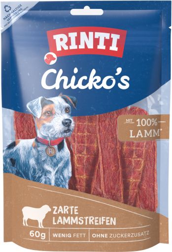 Rinti Chicko Lammstreifen 60 g (Menge: 12 je Bestelleinheit)