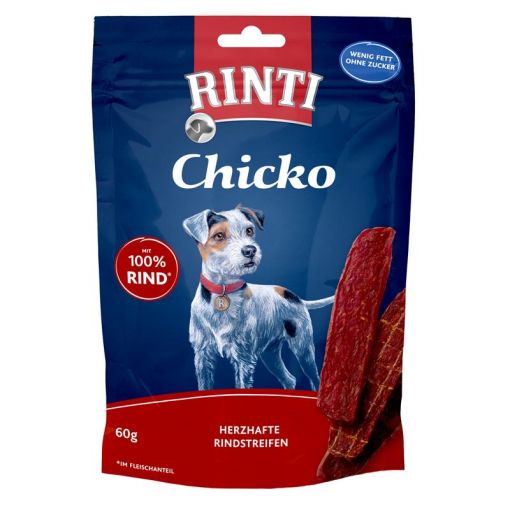 Rinti Chicko Rindstreifen 60 g (Menge: 12 je Bestelleinheit)