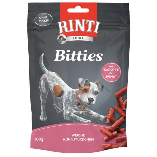 Rinti Extra Bitties Karotte & Spinat 100 g (Menge: 12 je Bestelleinheit)