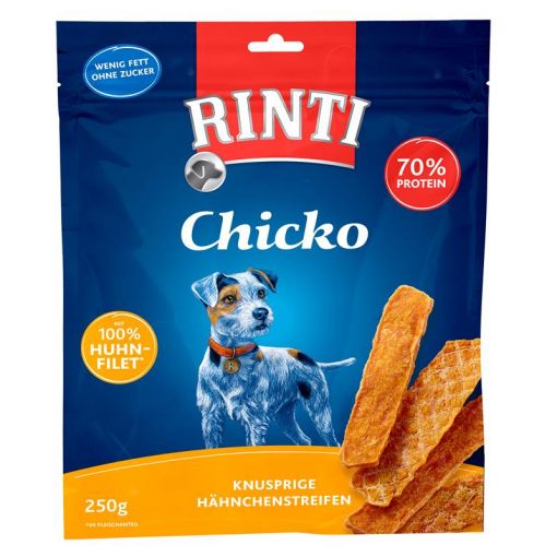 Rinti Chicko Knusprige Hähnchenstreifen 250 g (Menge: 9 je Bestelleinheit)