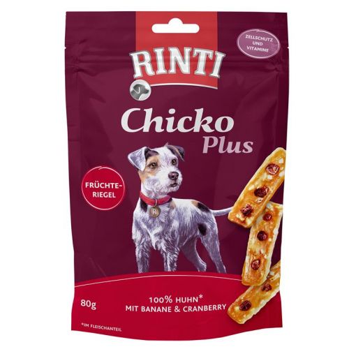 Rinti Chicko Plus Früchteriegel Huhn 80 g (Menge: 12 je Bestelleinheit)