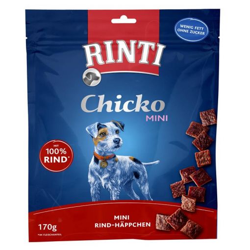 Rinti Chicko Mini Kleine Stückchen aus Rind 170 g (Menge: 9 je Bestelleinheit)