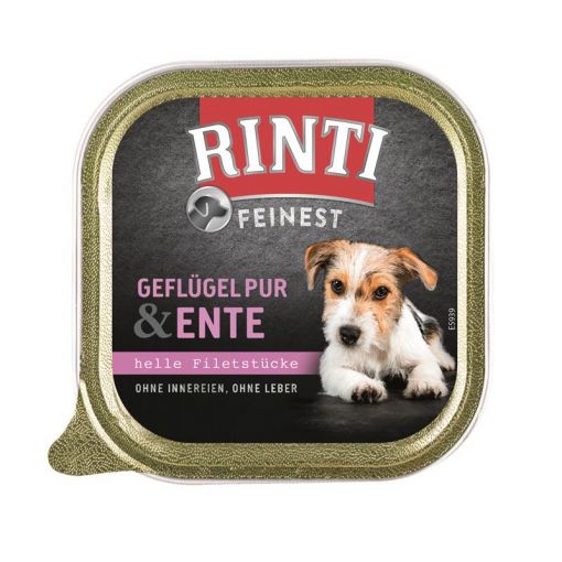 Rinti Schale Feinest Geflügel Pur & Ente 150 g (Menge: 11 je Bestelleinheit)