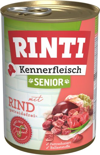 Rinti Dose Kennerfleisch Senior Rind 400 g (Menge: 12 je Bestelleinheit)