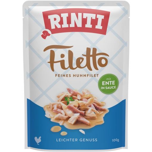Rinti P.B. Filetto Huhn & Ente in Sauce 100g (Menge: 24 je Bestelleinheit)