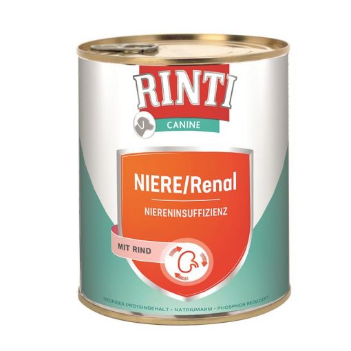 Rinti Dose Canine Niere/Renal Rind 800 g (Menge: 6 je Bestelleinheit)