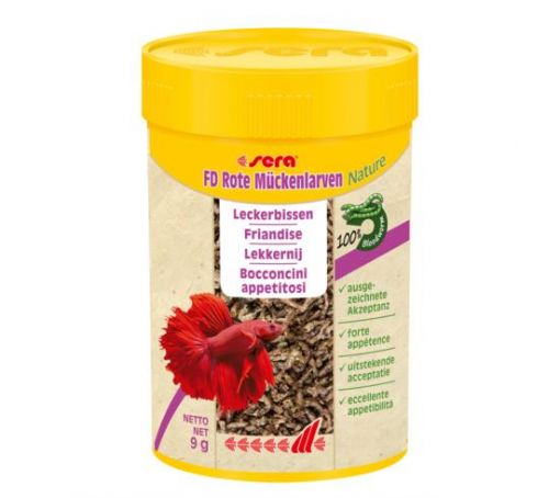 sera FD Rote Mückenlarven Nature 100 ml