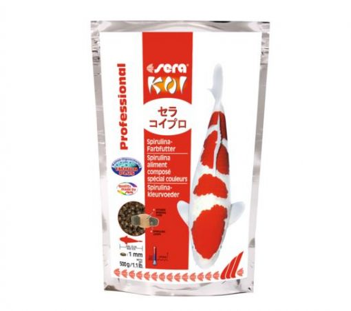 sera Koi Professional Spirulina Farbfutter 500 g