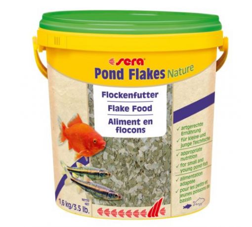 sera pond Flakes Nature 10 Liter