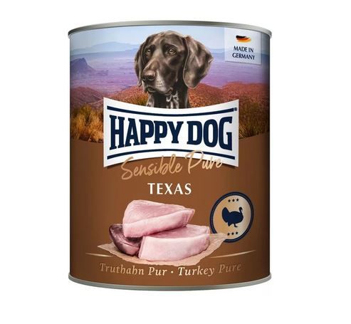 Happy Dog Dose Sensible Pure Texas Truthahn 800g (Menge: 6 je Bestelleinheit)