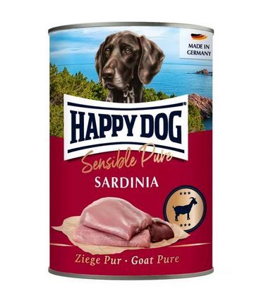 Happy Dog Dose Sensible Pure Sardinia Ziege Pur 400g (Menge: 6 je Bestelleinheit)