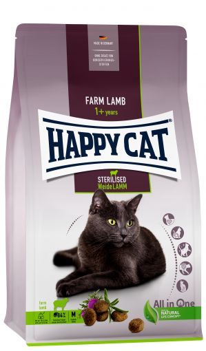 Happy Cat Sterilised Adult Weide Lamm 4kg