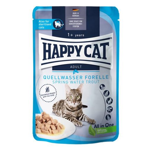 Happy Cat PB Culinary Meat in Sauce Quellwasser Forelle 85g (Menge: 20 je Bestelleinheit)