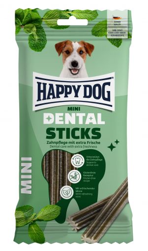 Happy Dog Dental Snacks Dental Sticks Mini 100g (Menge: 12 je Bestelleinheit) Happy Dog Dental Snacks Dental Sticks Mini 100g (Menge: 12 je Bestelleinheit)