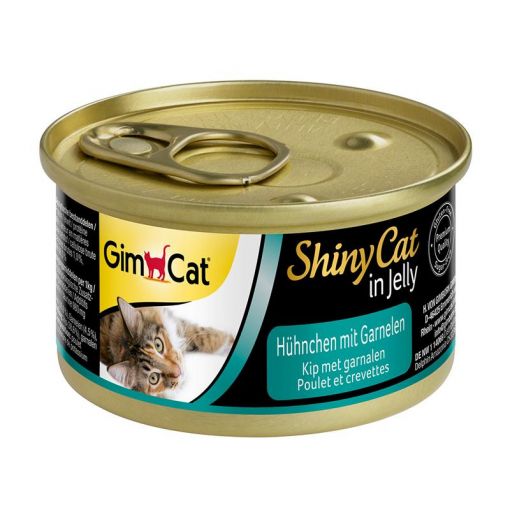 GimCat Dose ShinyCat Hühnchen mit Garnelen 70g (Menge: 24 je Bestelleinheit)
