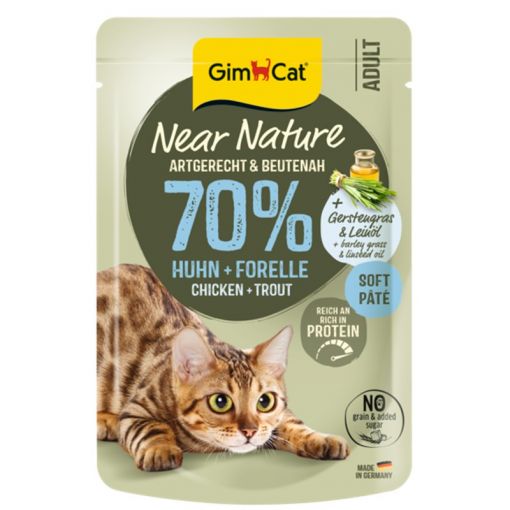 GimCat Near Nature Huhn & Forelle 85g (Menge: 16 je Bestelleinheit)