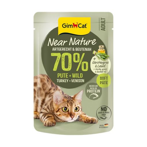 GimCat Near Nature Pute & Wild 85g (Menge: 16 je Bestelleinheit)