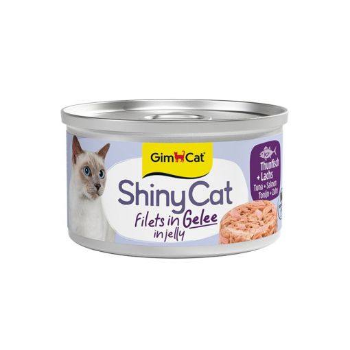 Gimpet ShinyCat in Jelly Thunfisch & Lachs 70g (Menge: 24 je Bestelleinheit)