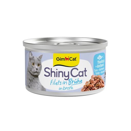 Gimpet ShinyCat in Br&uuml;he Thunfisch & Anchovies 70g (Menge: 24 je Bestelleinheit)