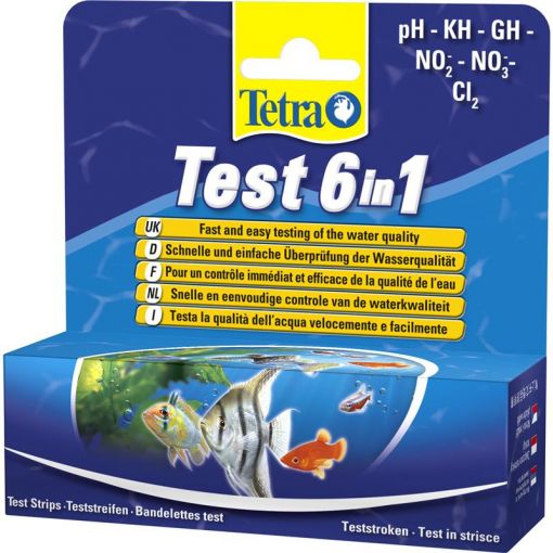 Tetra Test-Streifen 6 in 1  25 Stück