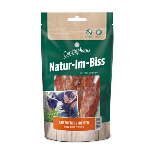 Christopherus Snack Natur-Im-Biss Entenfiletstreifen 70g (Menge: 12 je Bestelleinheit)