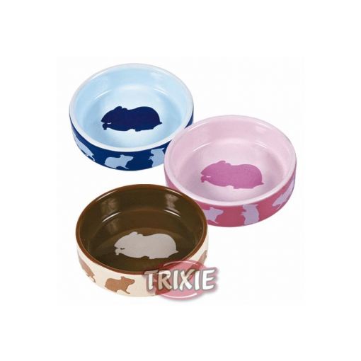Trixie Keramiknapf mit Motiv, Hamster 80 ml 8 cm