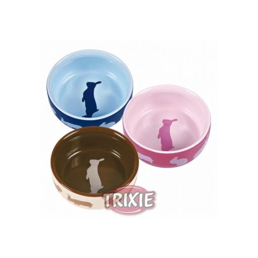 Trixie Keramiknapf mit Motiv, Kaninchen 250 ml 11 cm