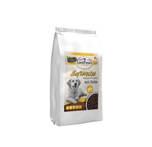 Landfleisch Dog Softbrocken mit Huhn 5 kg