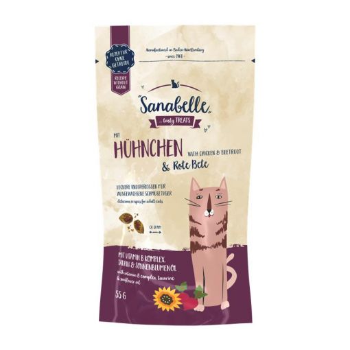 Sanabelle Knusperkissen Huhn & Rote Beete 55 g