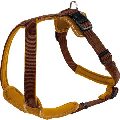 Hunter Geschirr Neopren braun/caramel XXL  81 - 100cm/25mm