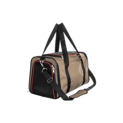 Hunter Tragetasche Sydney beige/rot  48 x 28 x 28cm