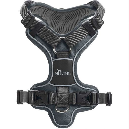 Hunter Geschirr Divo Nylon/Polyester grau/grau 52-68/S-M