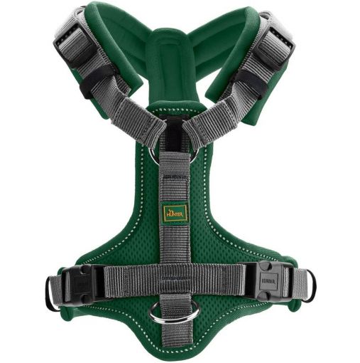 Hunter Geschirr Maldon Up Polyester dunkelgrün/grau 53-71/M