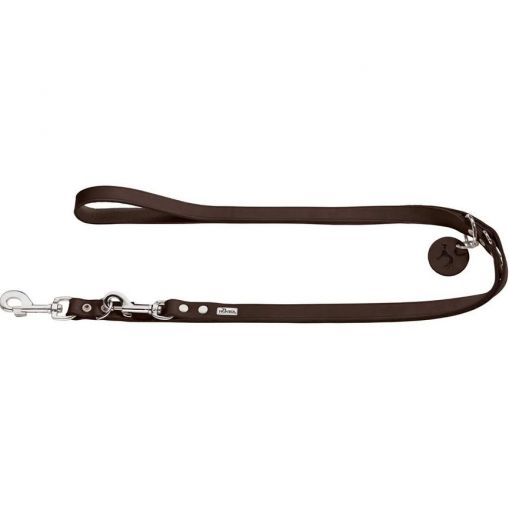 Hunter V-Leine Rindsleder dunkelbraun 13/300