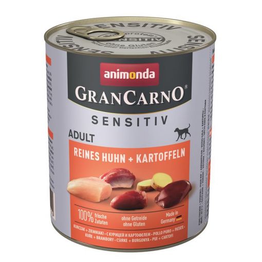 Animonda GranCarno Adult Sensitive Huhn + Kartoffeln 800g (Menge: 6 je Bestelleinheit)