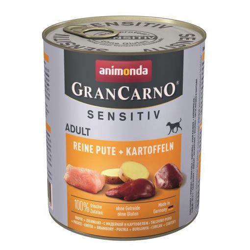 Animonda GranCarno Adult Sensitive Pute & Kartoffeln 800g (Menge: 6 je Bestelleinheit)