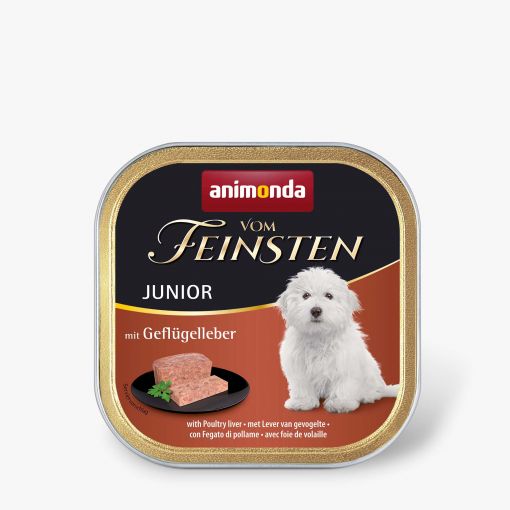 Animonda vom Feinsten Junior mit Geflügelleber 150g (Menge: 22 je Bestelleinheit)