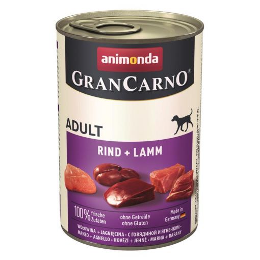 Animonda GranCarno Adult Rind & Lamm 400g (Menge: 6 je Bestelleinheit)