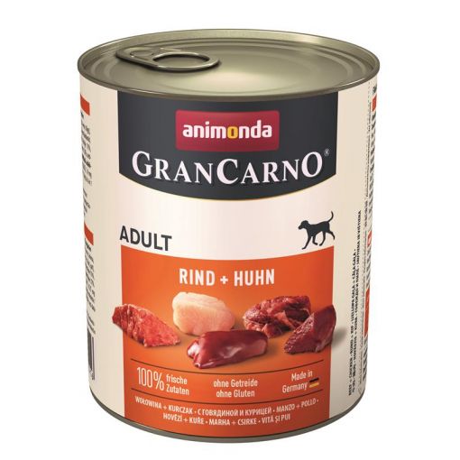 Animonda GranCarno Adult Rind & Huhn 800g (Menge: 6 je Bestelleinheit)