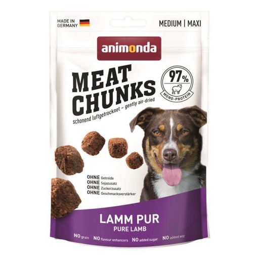 Animonda Snack Meat Chunks Lamm pur 80g (Menge: 8 je Bestelleinheit)