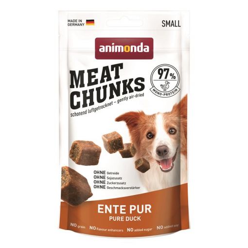 Animonda Snack Meat Chunks Ente pur 60g (Menge: 6 je Bestelleinheit)