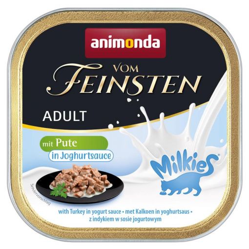 Animonda vom Feinsten Adult Milkies Pute in Joghurtsauce 100g (Menge: 32 je Bestelleinheit)