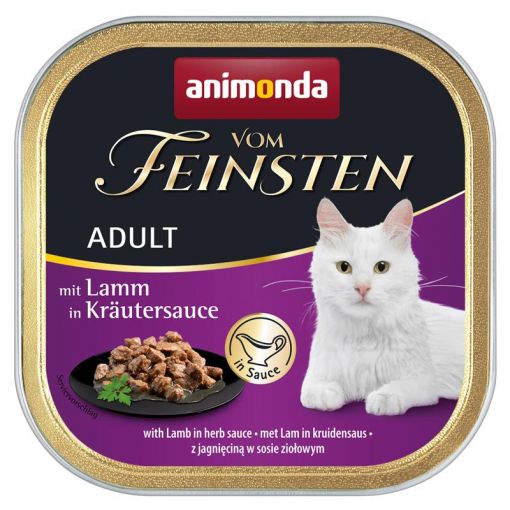 Animonda vom Feinsten Adult Lamm in Kräutersauce 100g (Menge: 32 je Bestelleinheit)