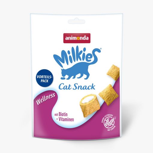 Animonda Snack Milkie Knusperkissen Wellness 120g (Menge: 6 je Bestelleinheit)